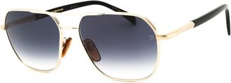 David Beckham DB 1128/G/S 0RHL 9O Gold Black/Dark Grey Gradient