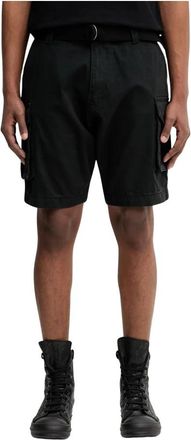 Alpha Industries Mesh Utility Short - Heren - Korte Broeken - Zwart - W34 - Katoen - Korte Broeken