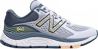 New Balance Womens 840V5 Running Shoe In Silent Grey/light Mango