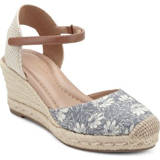 Easy Spirit Makaylie Espadrille Wedge Sandal in Dark Blue at Nordstrom, Size 8.5