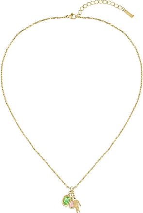 Lacoste Deva Charm Necklace in Gold at Nordstrom
