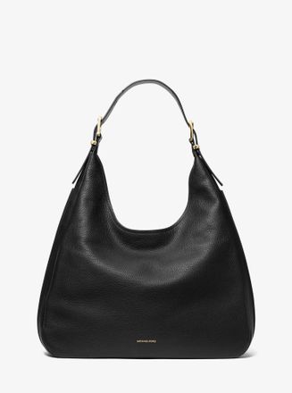 Michael Kors Nolita Large Pebbled Leather Hobo Shoulder Bag