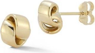 Ember Fine Jewelry 14K Love Knot Stud Earrings in Gold at Nordstrom Rack