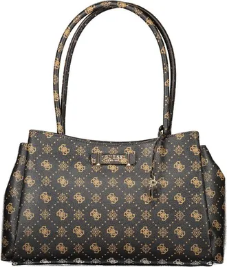 Guess Marrone Poliuretano Women Womens Handbag