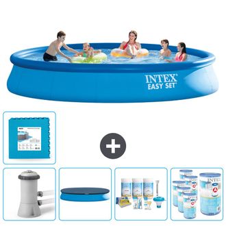 Intex Piscina Easy Set Redonda - 457x84 Cm - 8-piezas Scb16