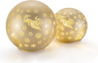 STT LED Dekofigur »Glass Ball« Warmweiss