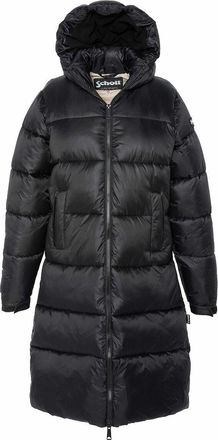 Schott NYC Lange donsjas met kap BELSTAR 2 W RS