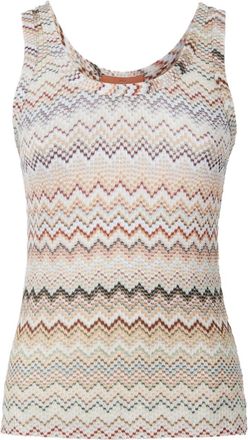 Missoni Top con motivo a zigzag - Toni neutri