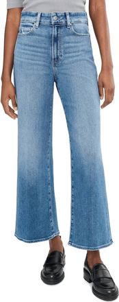Paige Womens Anessa Wide Leg Jean With 3/8 Hem In Vino Vibes