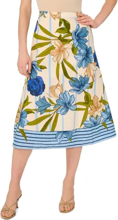 Halogen Border Full Maxi Skirt in Eggnog at Nordstrom Rack, Size X-Large