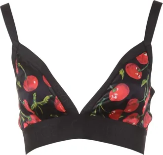Dolce & Gabbana Ondergoed, Dames, Veelkleurig, M, Cherries Bra