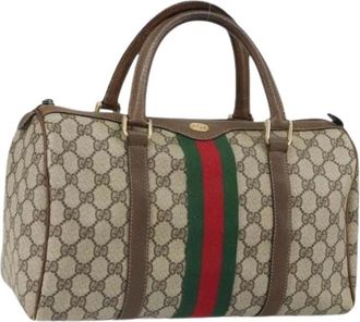Gucci Pre-owned Handbags, female, Beige, Size: ONE SIZE Pre-owned Plastic gucci-bags
