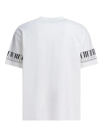 KAPITAL piano-print T-shirt - men - Cotton - M - White