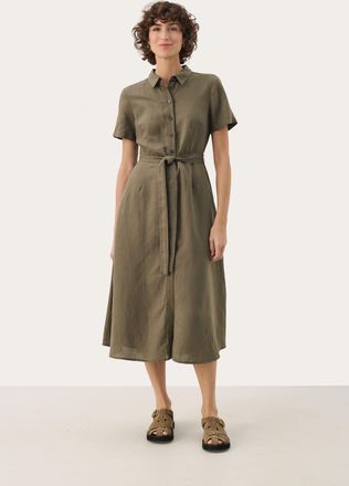 Part Two Jurk Regular fit Kalamata olive