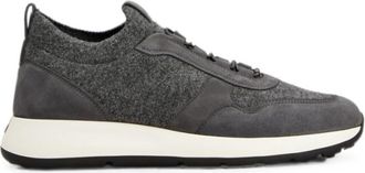 Tod's Grey Knitted Sneakers