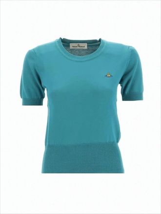Vivienne Westwood Fitted Short-Sleeved Top With Ribbed Details