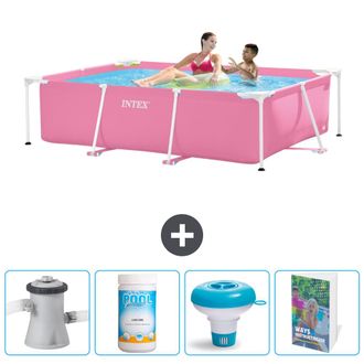 Intex Piscina Con Estructura Rectangular - 220x150x60 Cm - 7-piezas Scb120