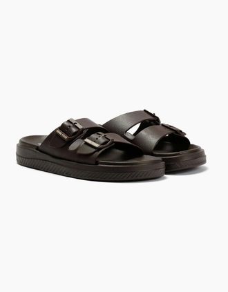 Original Penguin Mens Penguin Playa Mens Chocolate Sandals - Brown - Size: 10
