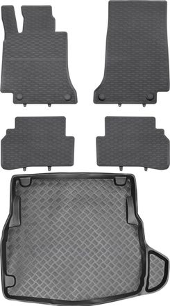 OEM Juego De Alfombrillas De Goma Para Coche Y Alfombrilla Para Maletero Para Mercedes Clase C W205 Sed&aacute;n (a Partir De 2014)