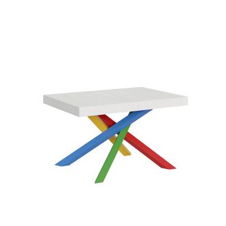 Itamoby Itamoby - Tavolo Allungabile 90x130/390 Cm Volantis Bianco Frassino Telaio 4/b