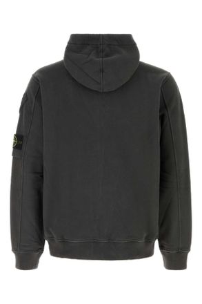 Stone Island Leadgrey Felpe Exterior: Cotton Sweater