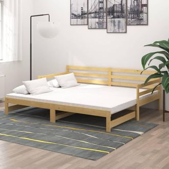 vidaXL 2x (90x200) Cm Pine Masa