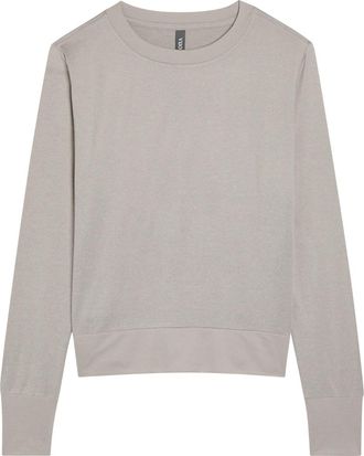 Vuori Clothing Daydream Stretch-jersey top - Light Grey - S (UK8-10 / S)