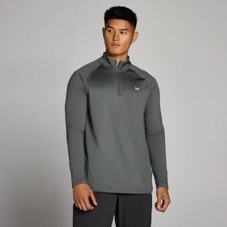 MyProtein Sudadera con cremallera 1/4 Training para hombre de MP - Gris oscuro - M