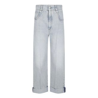 Brunello Cucinelli Brunello Cucinelli, Straight Jeans, female, Blue, Size: XS Trousers