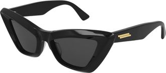 Bottega Veneta BV1101S 001 Womens Sunglasses Black Size 53