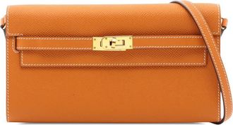 Herm&egrave;s Pre-owned Hermes Epsom Kelly To Go Wallet Ladies OW4JDG7NMZAXC8IU