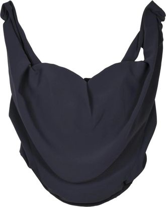Vivienne Westwood Sunday Corset Top - Dames - Tops zonder mouwen - Blauw - 2XL - Polyester - Tops