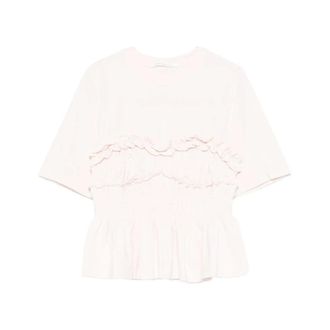 Cecilie Bahnsen Dames, Tops, Roze, Maat: S Katoen