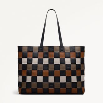 Radley London The Abbey - Patchwork Extra Large Open Top Tote Black - 113093