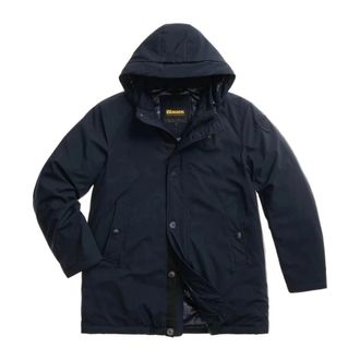 Blauer Parka lunga con cappuccio Chester - - Coats - Uomo - Blu - 2XL
