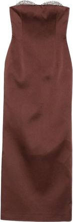 New Arrivals No&eacute;lie Crystal-embellished Strapless Dress