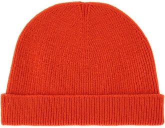Jil Sander J47ZZ0130_J14773626 Wool Blend Beanie - Orange