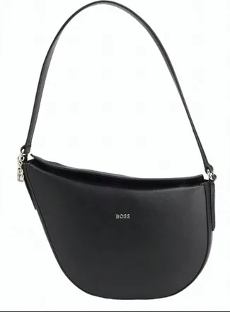 BOSS Numah Monogram Flap Hobo Bag