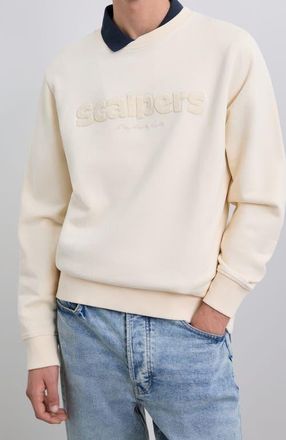 Scalpers Terry Sweater in Beige at Nordstrom, Size Xx-Large Eu
