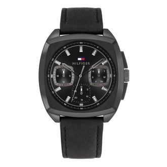 Tommy Hilfiger Heren, Accessoires, Zwart, Maat: ONE Size Leer