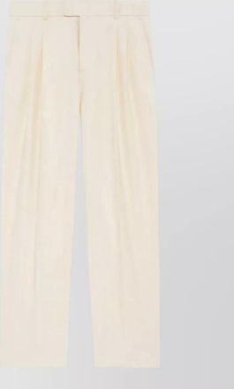 Dr&ocirc;le de Monsieur wide leg trousers regular fit pleated
