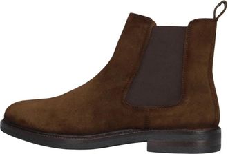 Mazzeltov 40013 Chelsea Laarzen - Heren - Schoenen - Bruin - Maat: 43 EU Leer