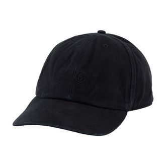 Maison Margiela SH0TC0008-M35346-900 Cotton Baseball Cap - Black