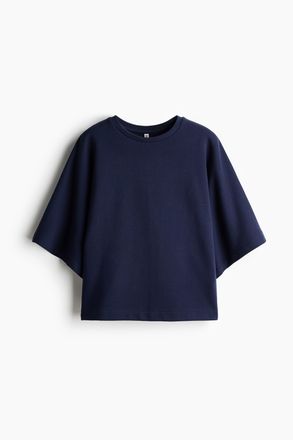 H&M Oversized T-Shirt - Dunkelblau