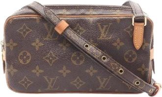 Louis Vuitton Pre-owned Cross Body Bags, female, Brown, Size: ONE SIZE Pre-owned Canvas Shoulder Bag