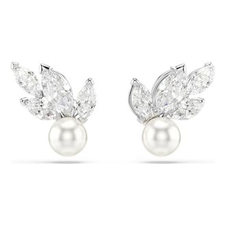Swarovski Ginger Oorbellen - Dames - Accessoires - Wit - Maat: ONE Size
