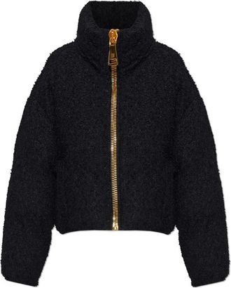 Balmain Ge&iuml;soleerd Tweed Jasje - Dames - Blazers - Zwart - XS - Leer - Jassen
