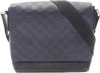Louis Vuitton Pre-owned Cross Body Bags, male, Blue, Size: ONE SIZE Pre-owned Damier Infini Shoulder Bag
