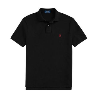Ralph Lauren Polo Shirts, male, Black, Size: 2XL Cotton Piqu&eacute; Polo Shirt