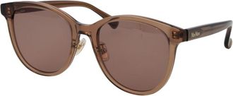 Max Mara Brown Acetate Womens Sunglasses